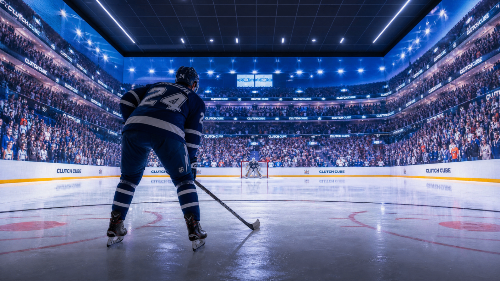 Take the final shootout attempt under arena lights.